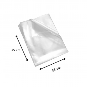 Saco Liso PP 25 x 35 cm Sanfonado