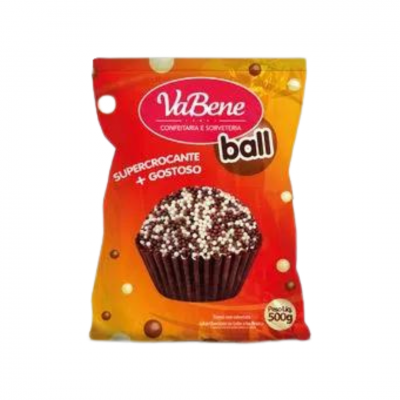 Micro Ball de Chocolate ao Leite e Branco Vabene 500 g
