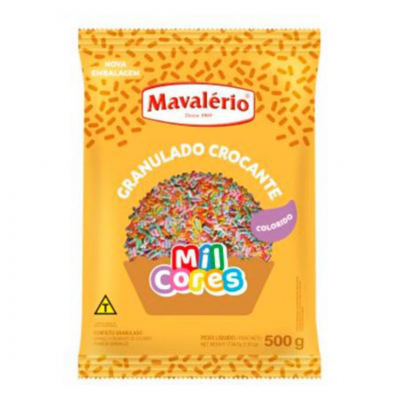 Confeito Miçanga Colorido 500 g